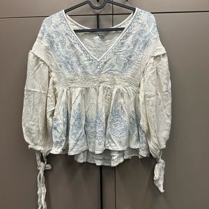 American eagle embroiled top